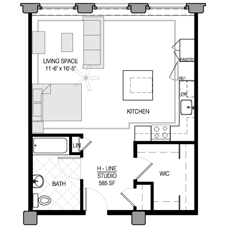 Studio Floor Plans – Loom City Lofts